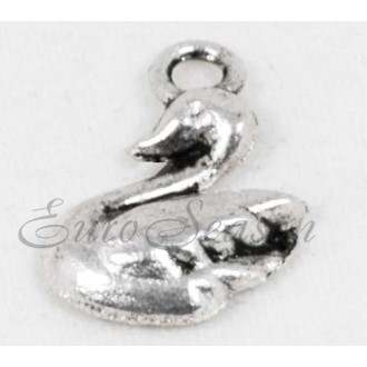 Подвеска мет.№454 12x14мм цв.Silver (цена за 1шт)